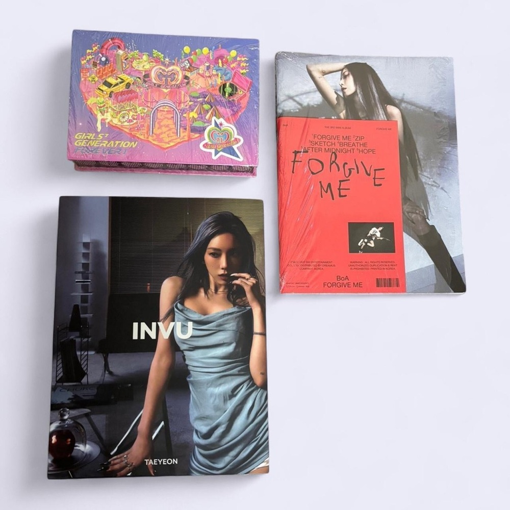 K-pop Albums (Girls Generation/SNSD, Taeyeon, BoA)